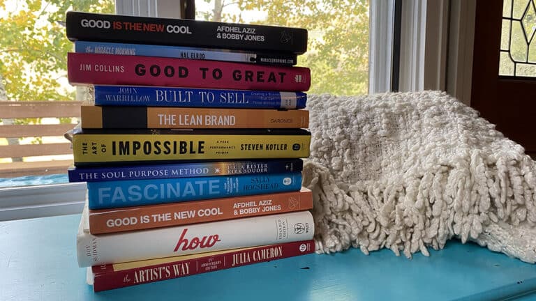 stack of books