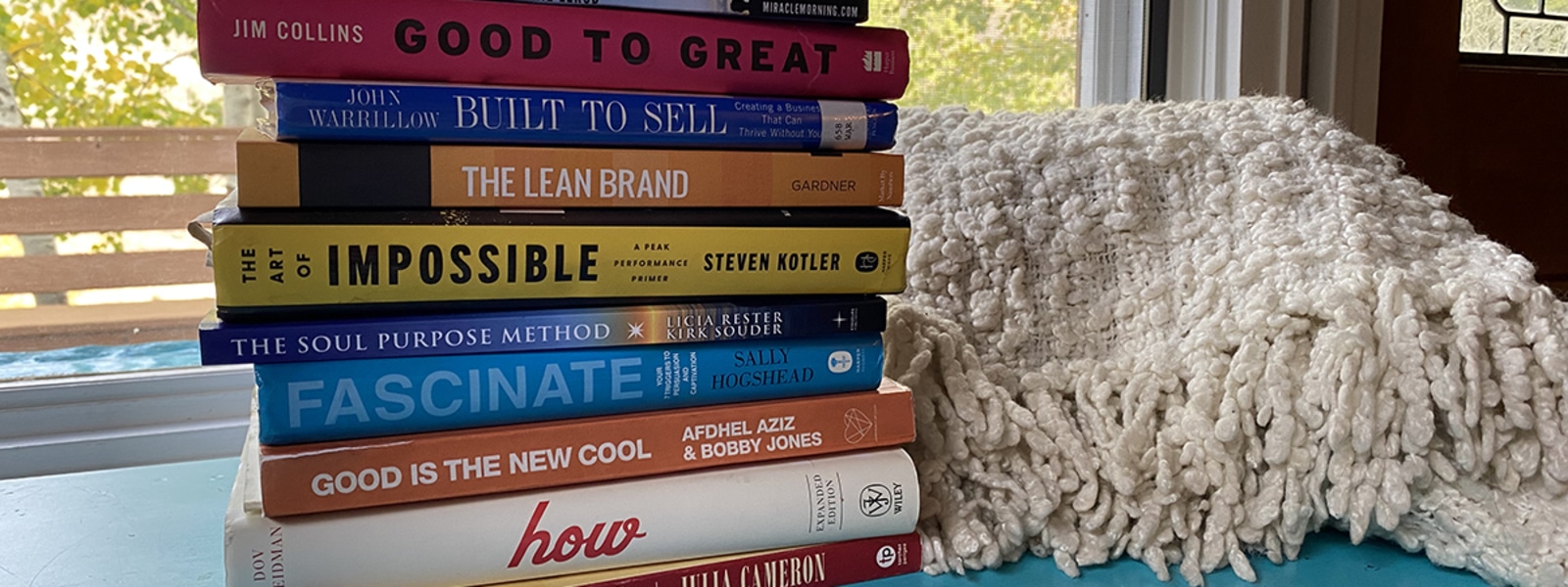 stack of books